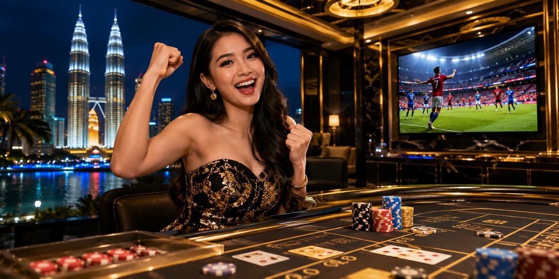 Pengguna di Kuala Lumpur menggunakan bonus selamat datang ana4488 untuk bermain Baccarat kasino langsung